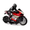 LEAN TOYS Športová motorka 2.4G diaľkovo ovládaná pretekárska dosah 35m červená