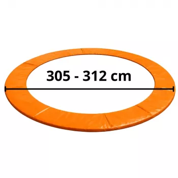 LEAN TOYS kryt pružín pre 10ft trampolínu, modrý, UV odolný PVC, EPE pena, elastické popruhy, EN71, BEST séria