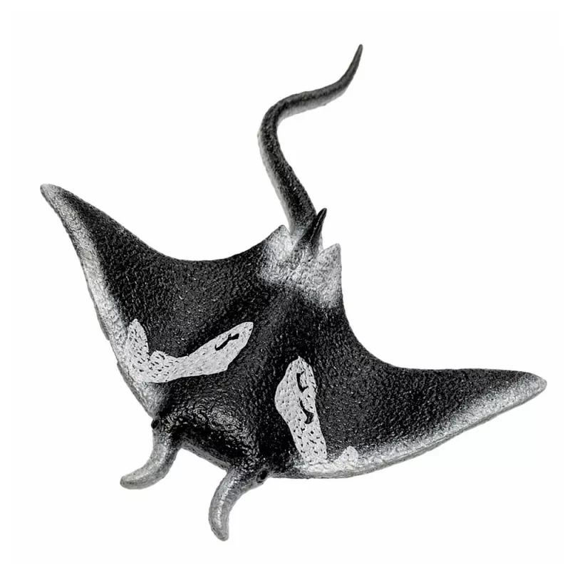 LEAN TOYS raja gumená figúrka naťahovacia realistická oceánska ryba 13cm