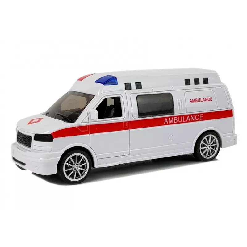 LEAN TOYS Sanitka so zvukom svetlom a sirénou