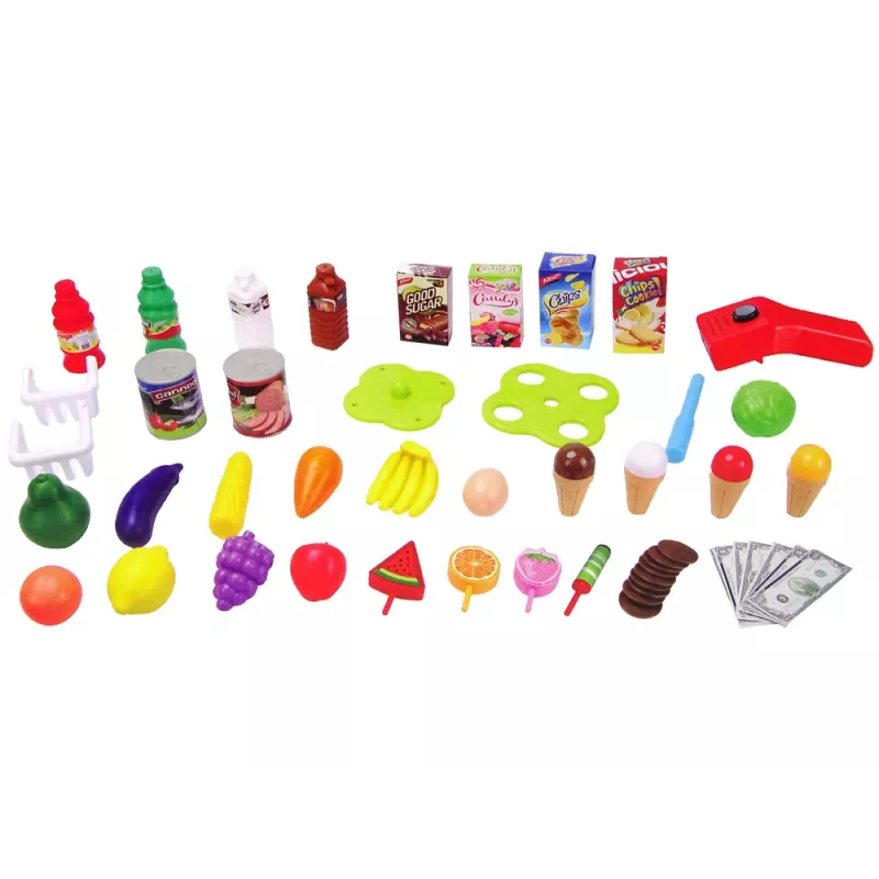 LEAN TOYS Sada supermarket so skenerom pre deti