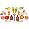 LEAN TOYS sada sladkých dobrôt zmrzlina cupcakes omáčky lyžičky