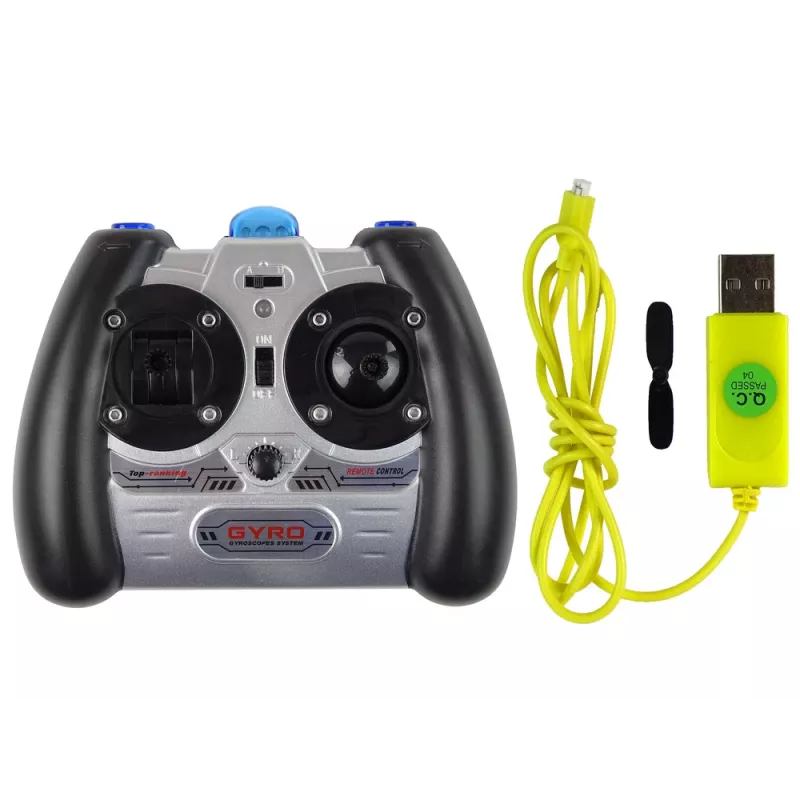LEAN TOYS SYMA S107G RC helikoptéra s diaľkovým ovládačom a nabíjateľnou batériou - modrá