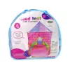 LEAN TOYS Stanový palác princeznovský hrad základ pre deti ružová