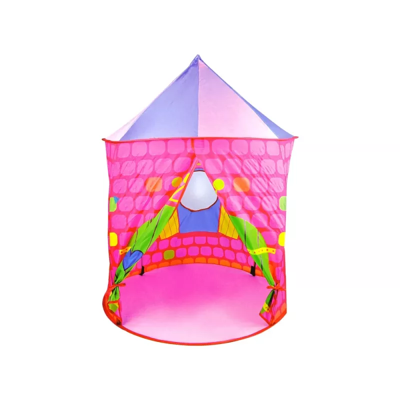 LEAN TOYS Stanový palác princeznovský hrad základ pre deti ružová