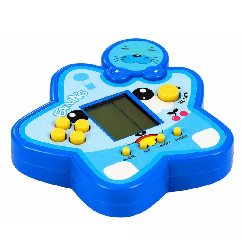 LEAN TOYS Tetris Star Elektronická hra - modrá