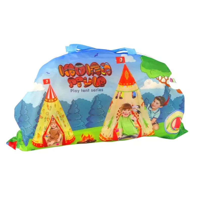 LEAN TOYS Teepee stan do záhrady pre deti