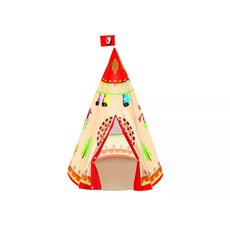LEAN TOYS Teepee stan do záhrady pre deti