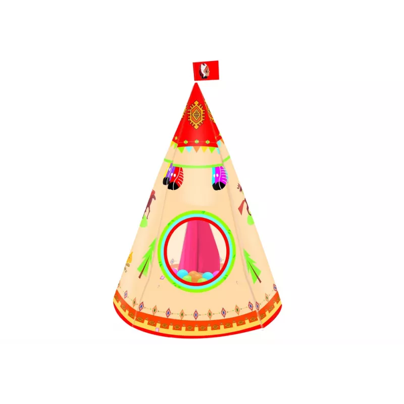 LEAN TOYS Teepee stan do záhrady pre deti