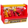 LEAN TOYS Skrinka na náradie kladivo kliešte červená