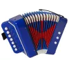 LEAN TOYS hračkárske akordeón pre malých hudobníkov, modrý (model 9423)