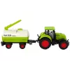 LEAN TOYS Traktor s veľkým prívesom Green Farm