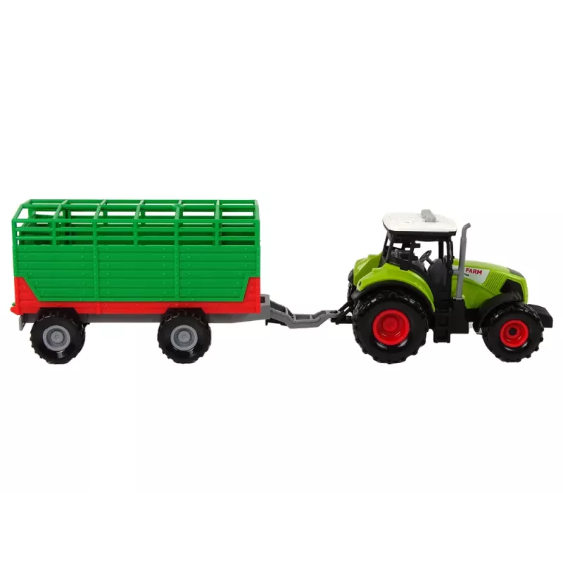 LEAN TOYS Traktor s návesom farmárske auto
