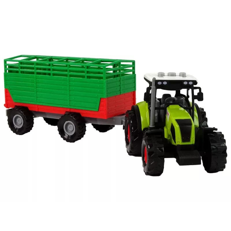 LEAN TOYS Traktor s návesom farmárske auto