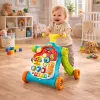 LEAN TOYS chodítko posúvač odrážadlo edukačný stolík interaktívny panel 5 v 1 farebné