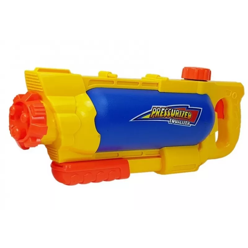 LEAN TOYS Vodná pištoľ 1450 ml žlto-modrá
