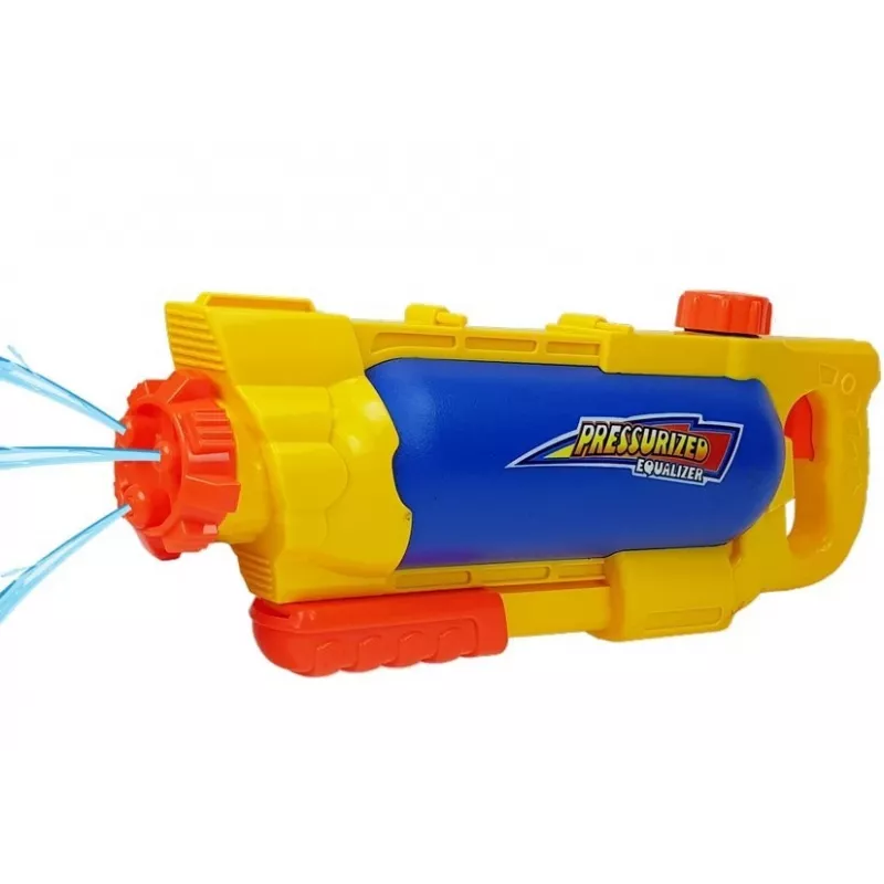 LEAN TOYS Vodná pištoľ 1450 ml žlto-modrá