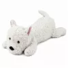 LEAN TOYS West Highland White Terrier plyšový pes plyšová hračka, biela, 40 cm