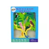 LEAN TOYS drevený strom vtáky papagáje DIY drevené puzzle bloky