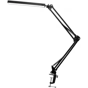 Avide LED stolná lampa so svorkou 12W čierna