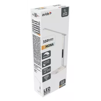 Avide LED stolová lampa s nabíjačkou na mobil 7W 350lm
