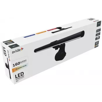 Avide LED monitor svetlo so svorkovým uchytením 160lm USB 5W