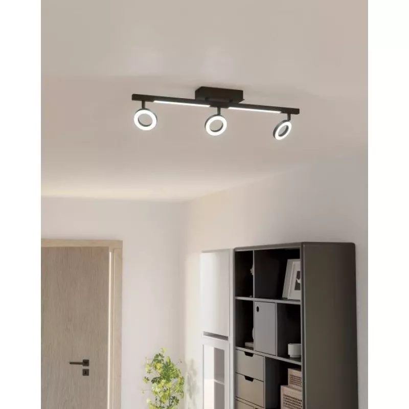 EGLO Cardillio 2 900515 stropné LED svietidlo, čierne