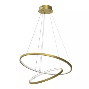 Ronday Závesné LED svietidlo, 60 cm, 51W, zlaté