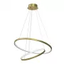 Ronday Závesné svietidlo LED, 60 cm, 51W, zlatá