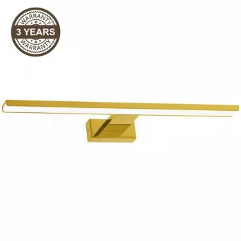 Nástenné LED svietidlo MIK ML6338, 80 cm, 15 W, IP44, zlaté