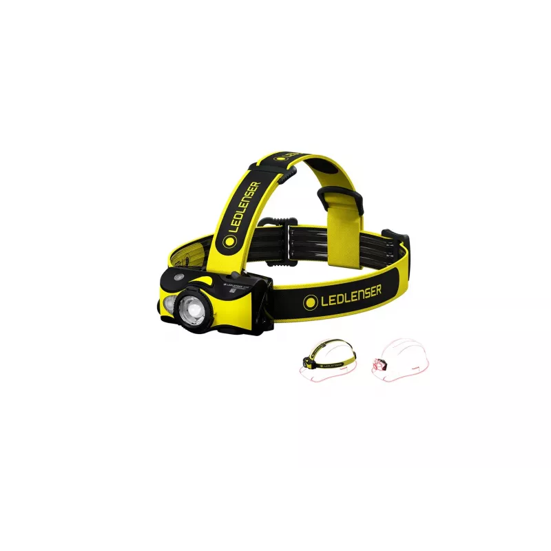 Ledlenser iH9R nabíjacia LED čelovka, čierna/žltá, 600 lm, IP54
