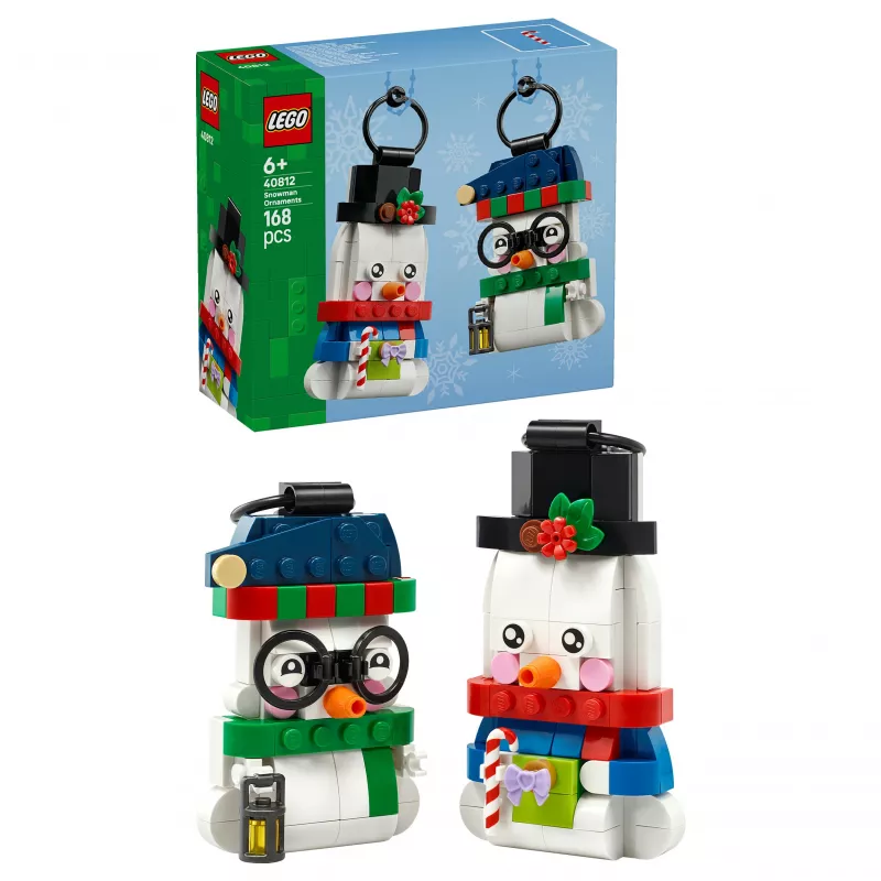 LEGO 40812 Sezónne snehuliaci vianočná dekorácia stavebnica (153 dielov)