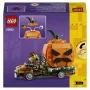 LEGO 40822 Jack-O'-Lantern Pickup Truck stavebnica – 200 dielov, minifigúrka strašiaka, halloweensky dekoračný model