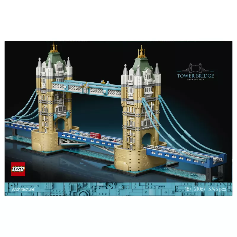 LEGO Architecture 21067 Tower Bridge stavebnica (1176 dielov) - londýnska pamiatka