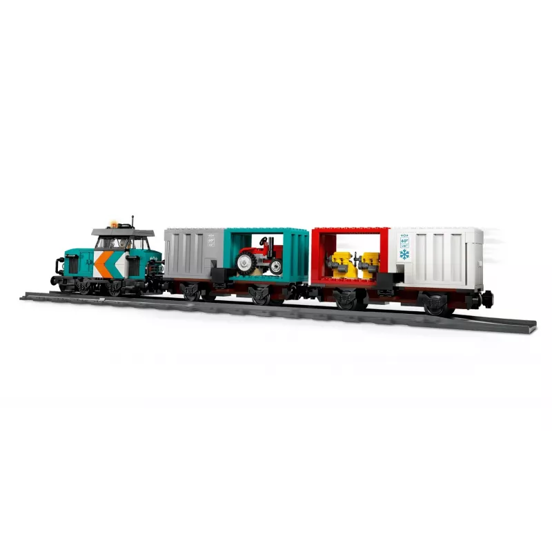 LEGO City 60509 Prístavný nákladný vlak so žeriavom a kamiónom