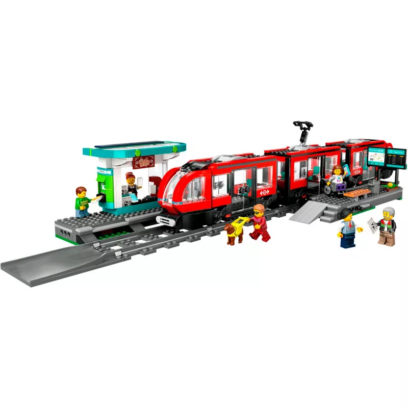 LEGO City vlaková stanica kompletná sada balenie