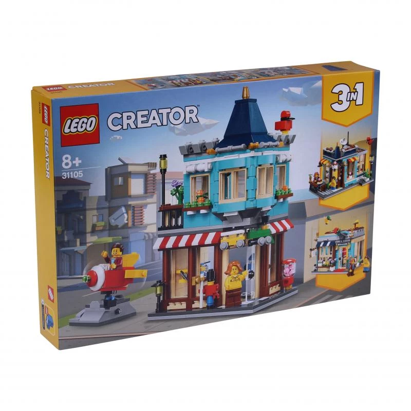 LEGO Creator 3-in-1 Mestský dom s hračkárstvom - stavebnica (31105)
