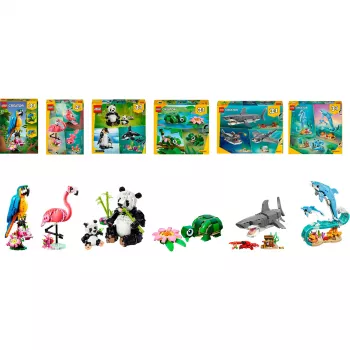 LEGO Creator Wild Animals Bundle 3-in-1 stavebnica (1171 dielov)