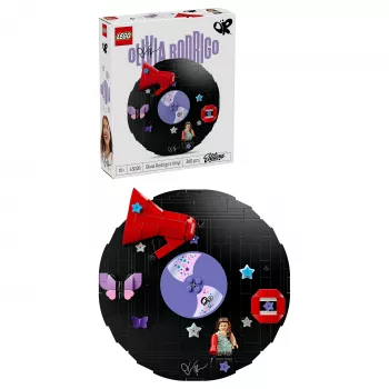 LEGO DOTS 43028 Olivia Rodrigo's Vinyl Record - kreatívna tvorivá sada