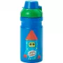 LEGO fľaša na pitie FIREWORK GUY, 390 ml, modrá, silikónový výpust s priesvitným viečkom, PP/silikón, 1 kus (40560800)