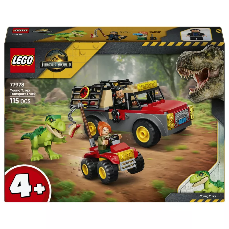 LEGO Jurassic World 77978 mladý T. rex transportné nákladné auto stavebnica