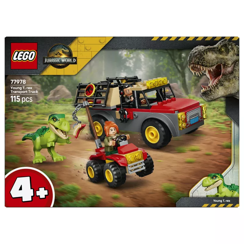 LEGO Jurassic World 77978 mladý T. rex transportné nákladné auto stavebnica