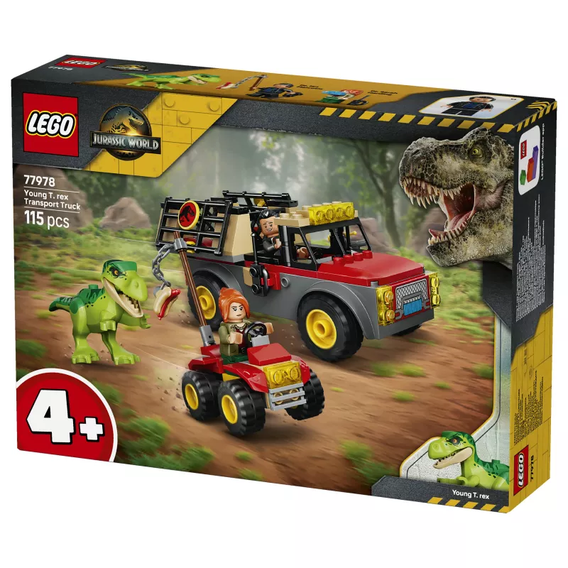 LEGO Jurassic World 77978 mladý T. rex transportné nákladné auto stavebnica