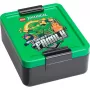 LEGO Desiatový box Ninjago Zelený - 1,2L z PP vhodného na potraviny s grafikou emotikonov