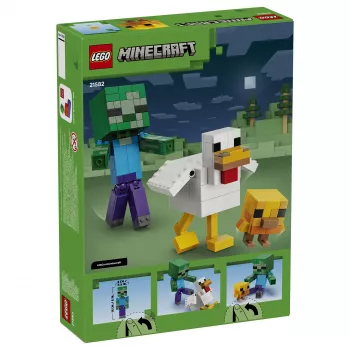 LEGO Minecraft 21582 Chicken Jockey stavebnica