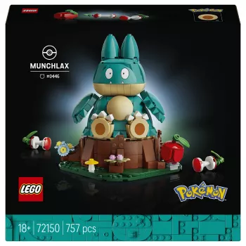 LEGO Pokémon 72150 Munchlax stavebná figúrka (823 dielov, od 10 rokov)