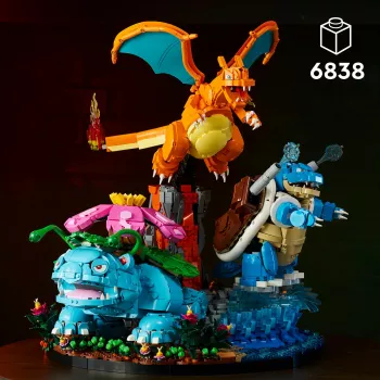 LEGO Pokemon 72153 Venusaur, Charizard a Blastoise