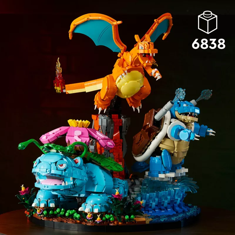 LEGO Pokemon 72153 Venusaur, Charizard a Blastoise