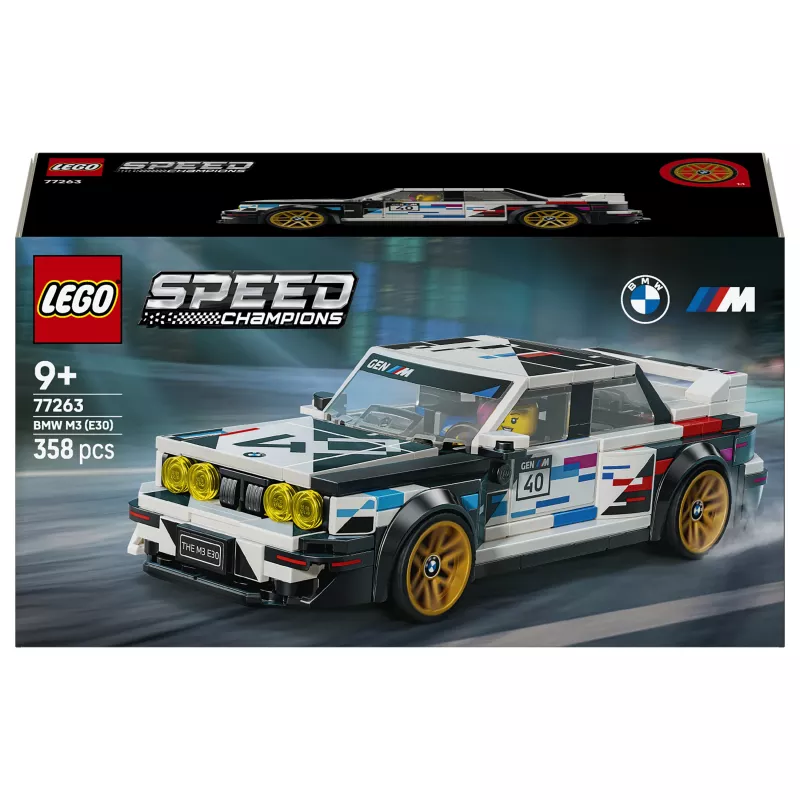 LEGO Speed Champions 77263 BMW M3 (E30) pretekárske auto stavebnica