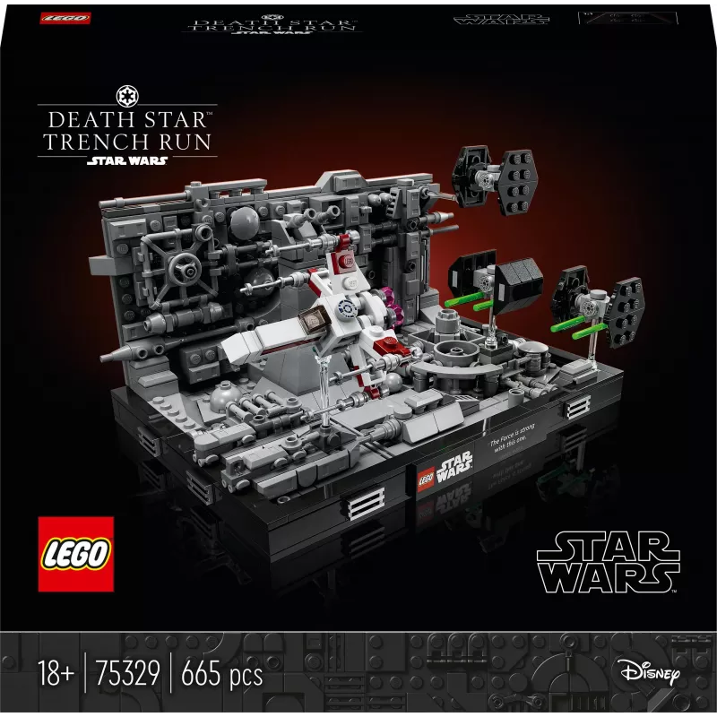 LEGO Star Wars 75329 diorama priekopy Hviezdy smrti, stavebnica